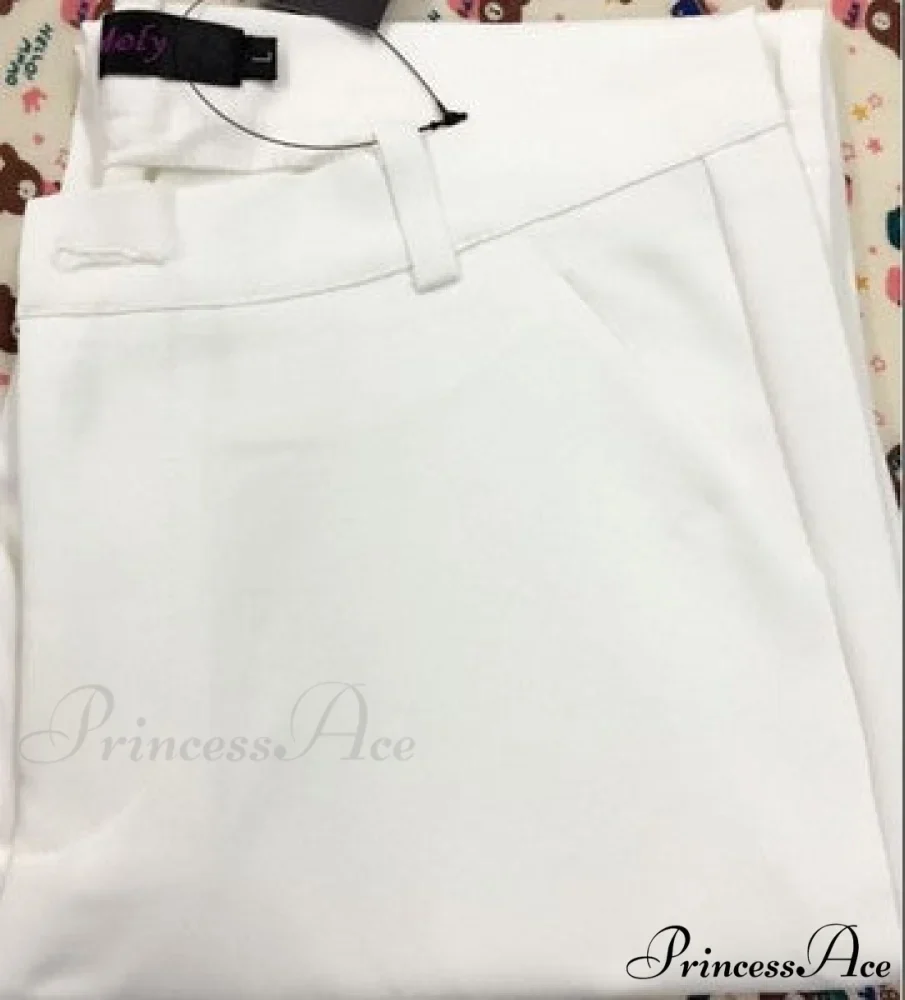 Slim Straight All Match Casual Capris Pants - Image 16