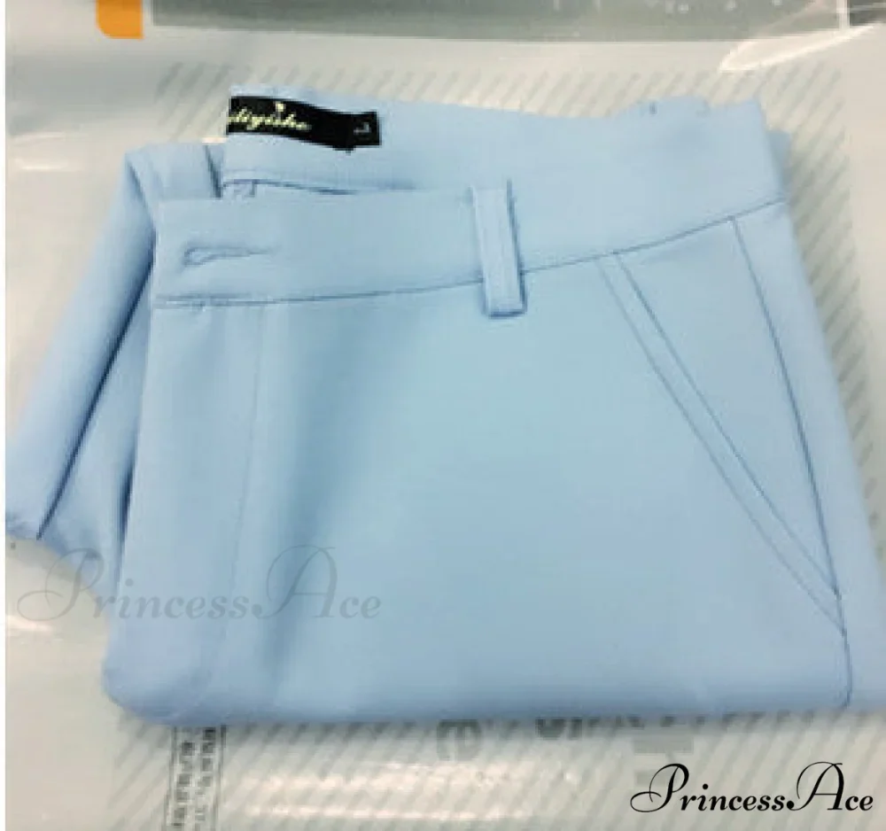 Slim Straight All Match Casual Capris Pants - Image 18