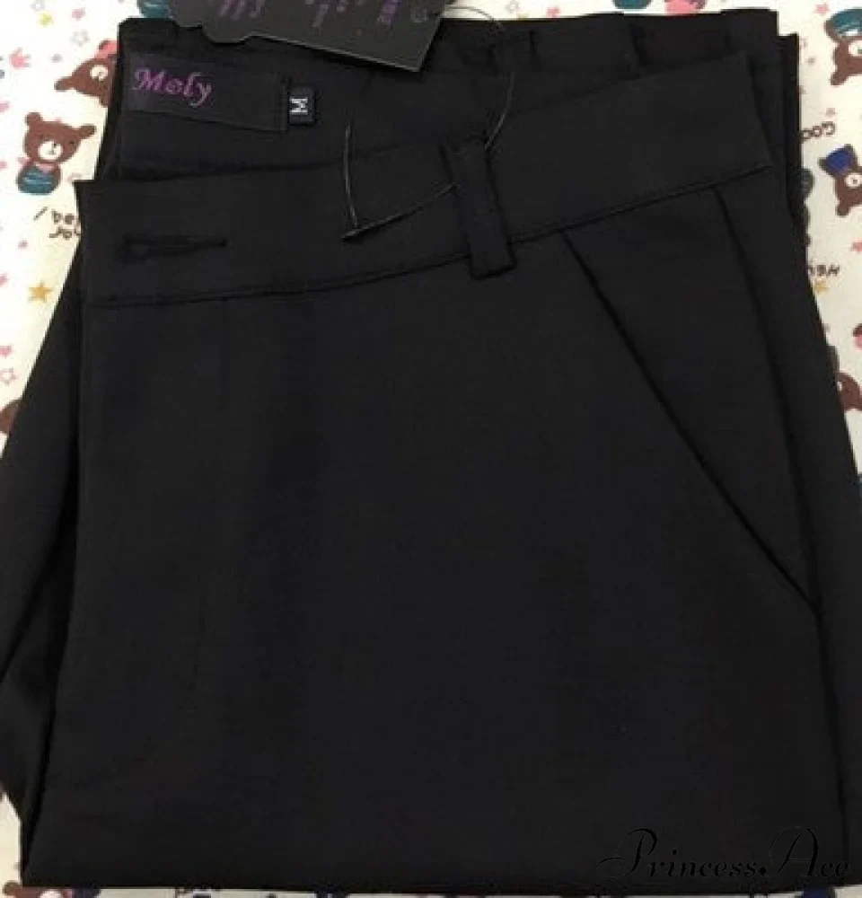 Slim Straight All Match Casual Capris Pants - Image 7