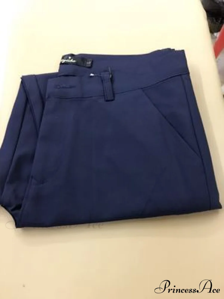 Slim Straight All Match Casual Capris Pants - Image 8