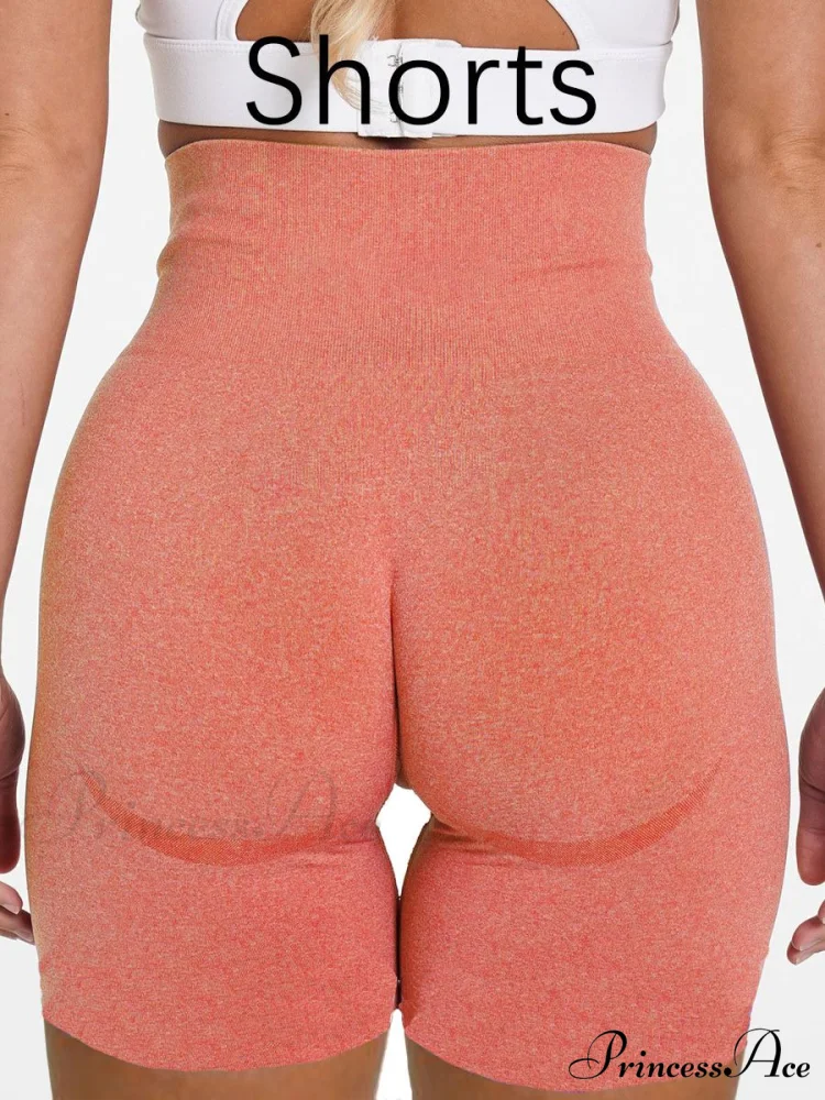 Sport Slim Shorts Seamless Leggings - Image 18