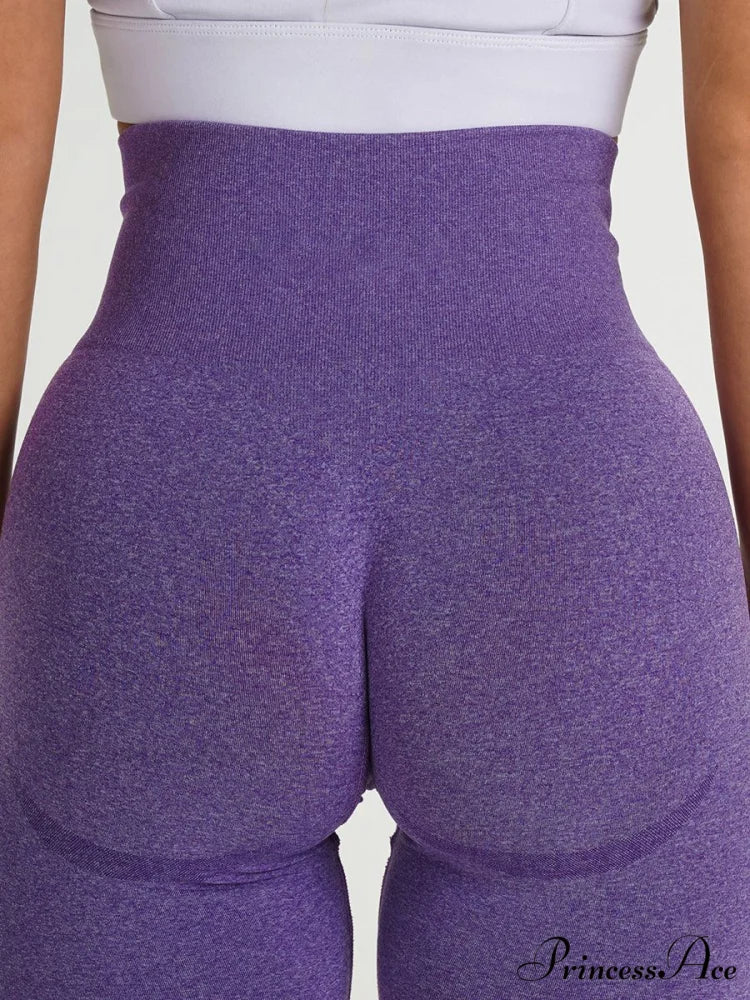 Sport Slim Shorts Seamless Leggings - Image 21