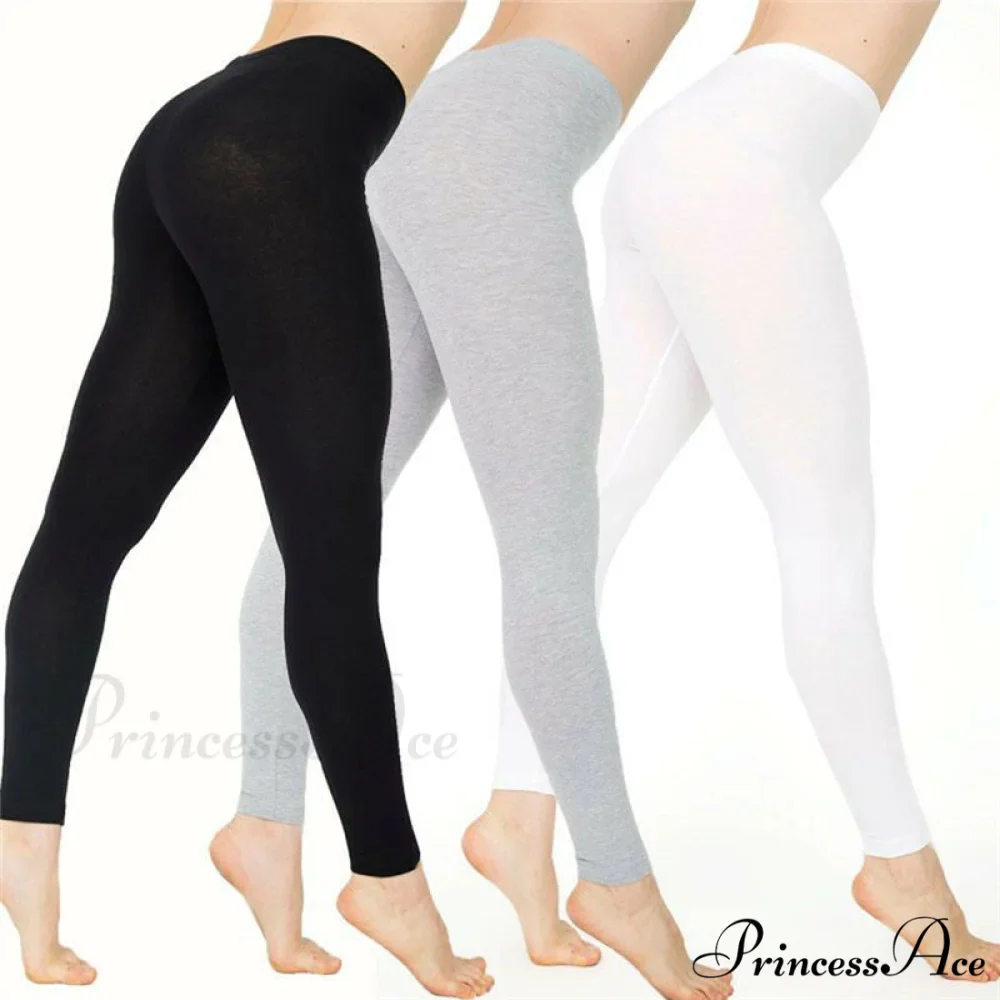 Casual Sport Fitness Cotton Leggings - Image 3