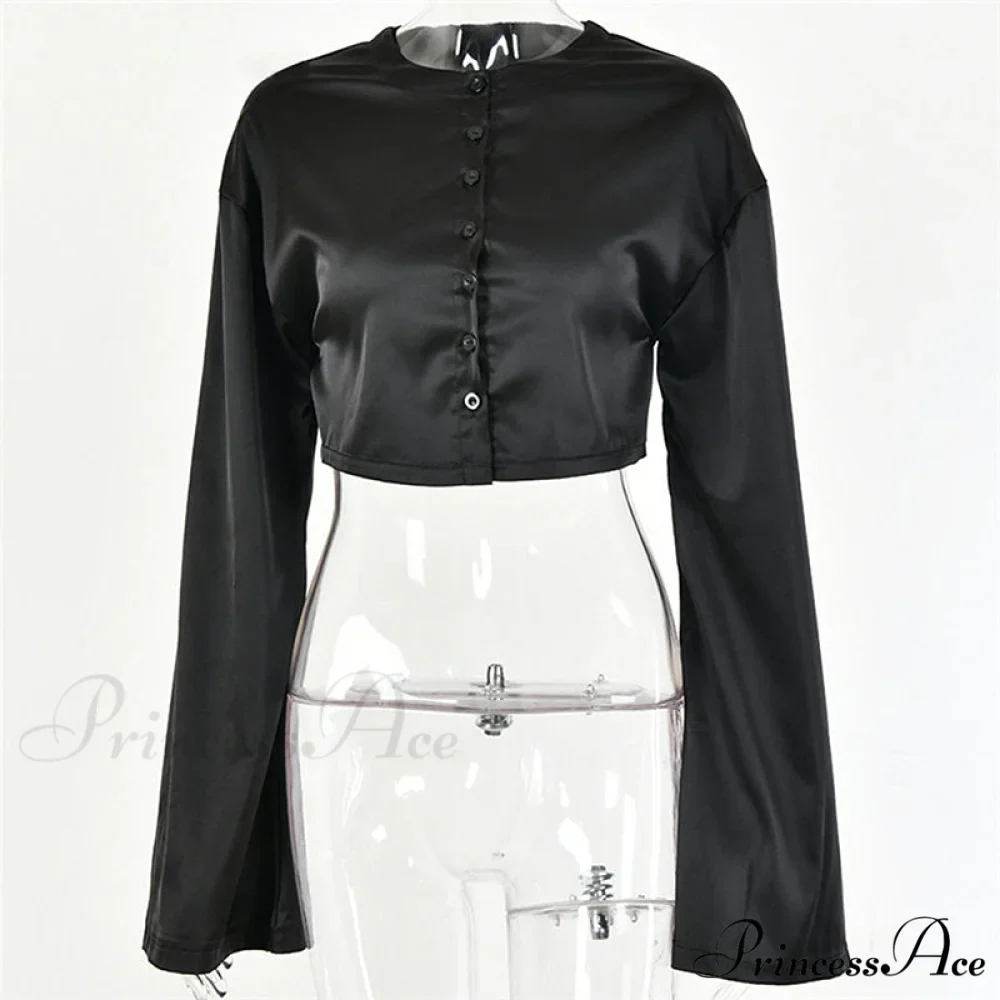 White Elegant Satin Skirts - Image 4