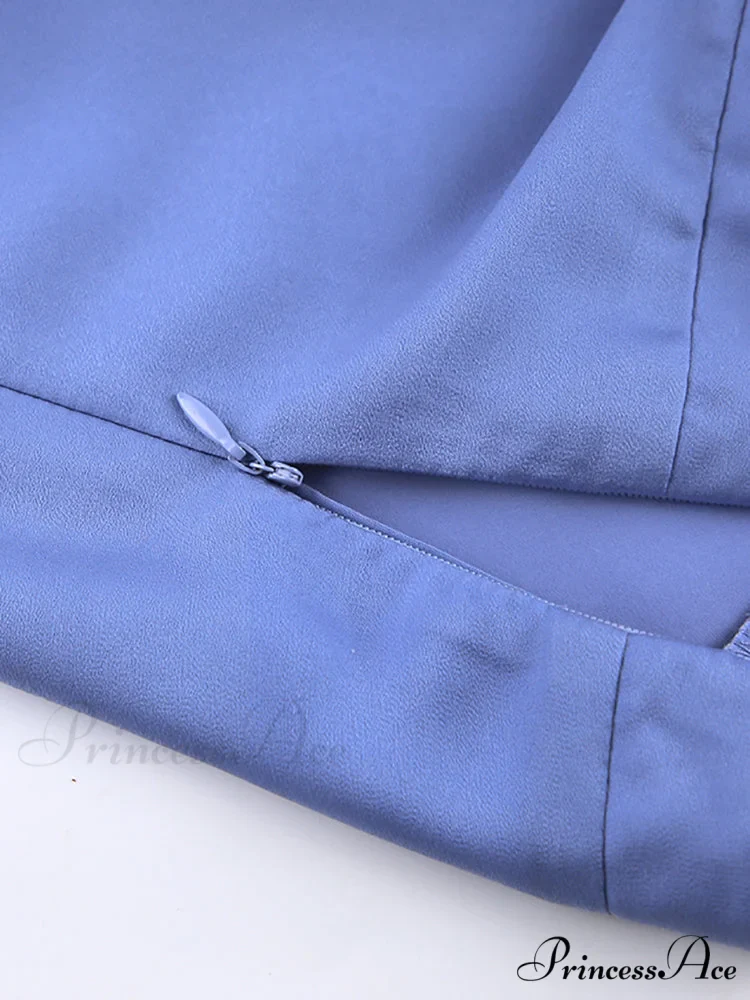Chic Trumpet Satin Silky Skirt - Image 4