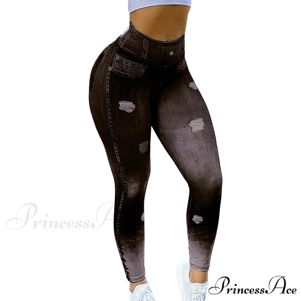 New Fashion Camouflage Print Skinny Pants - Image 10