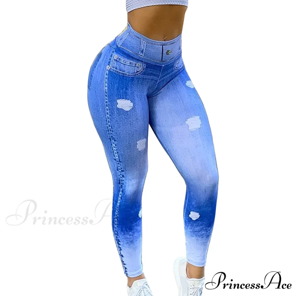 New Fashion Camouflage Print Skinny Pants - Image 11