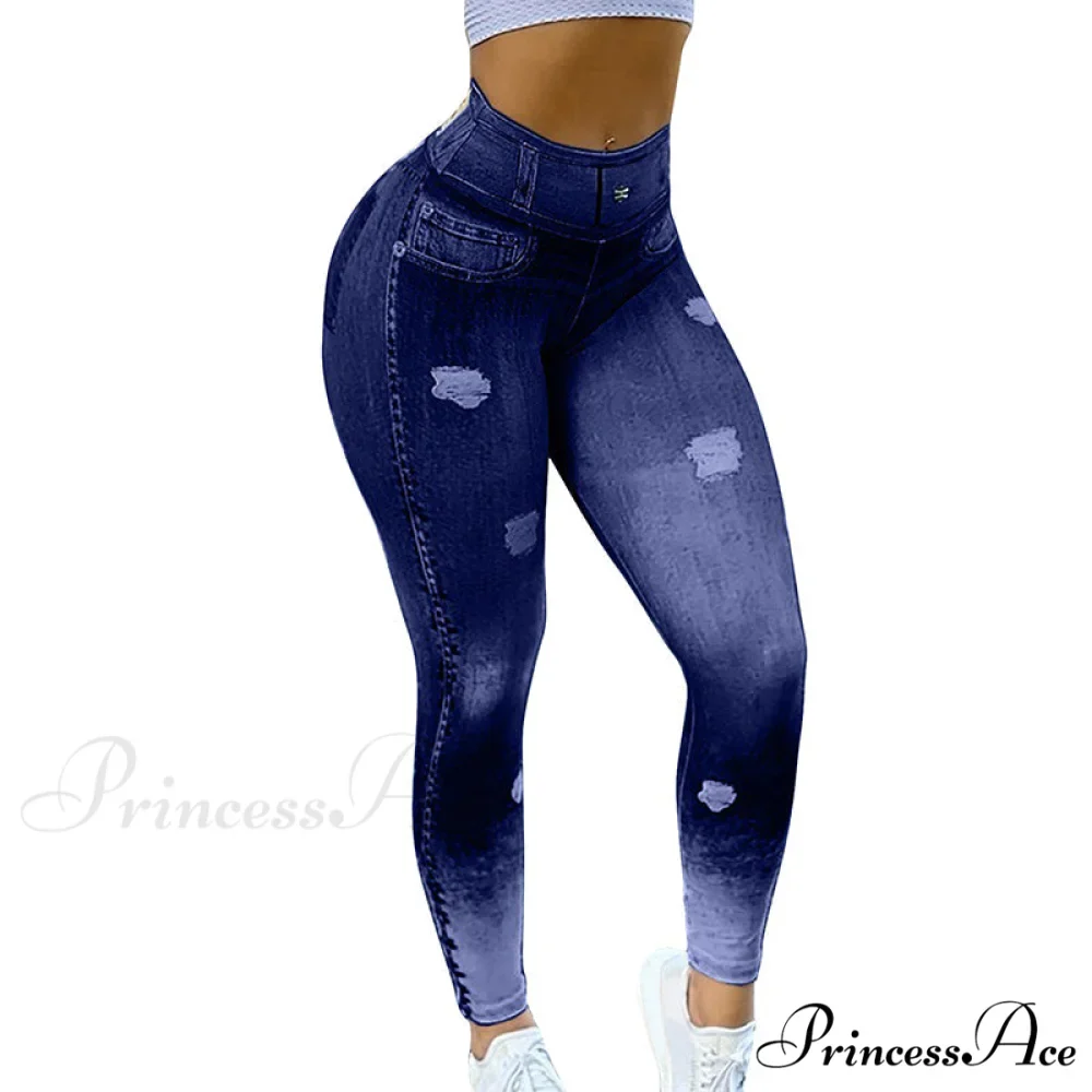 New Fashion Camouflage Print Skinny Pants - Image 12