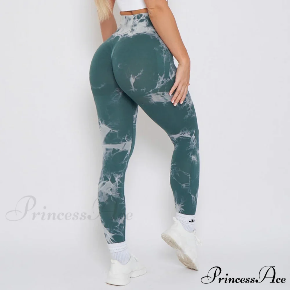 New Lightning Marble Scrunch Butt Leggings - Image 15