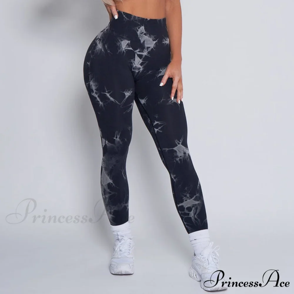 New Lightning Marble Scrunch Butt Leggings - Image 19