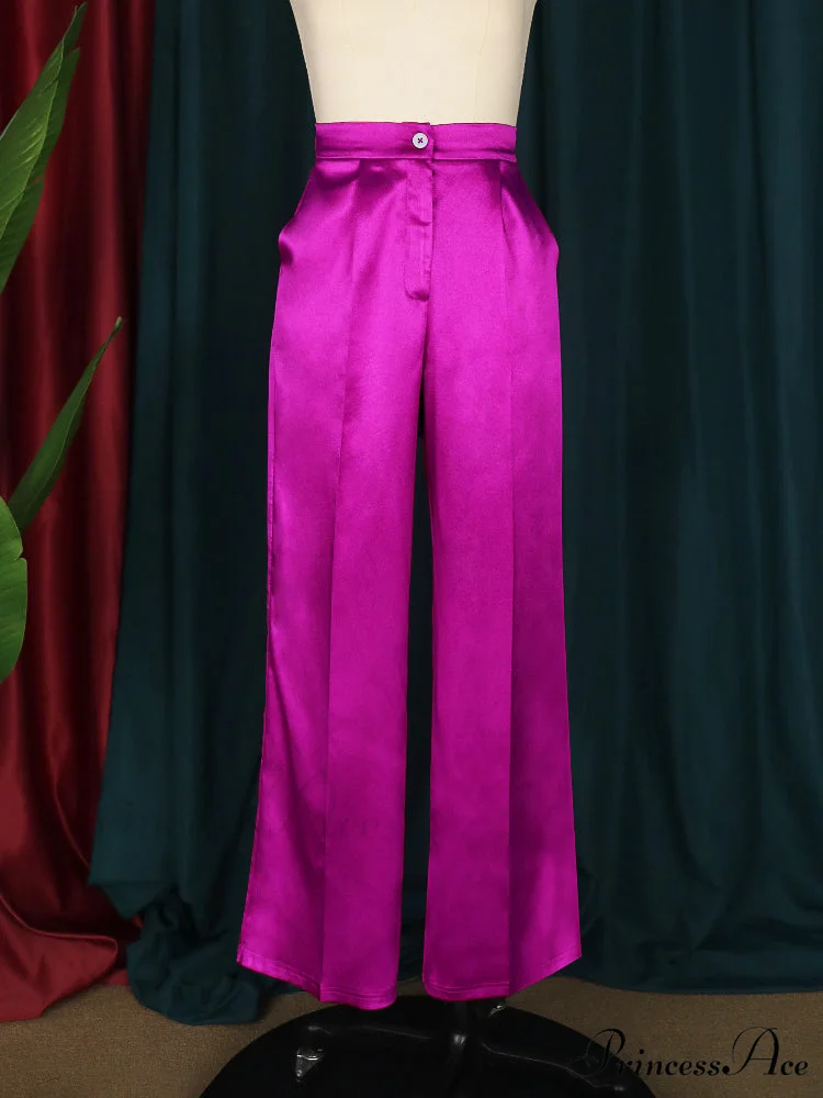 High Waist Wide Leg Pants - Image 2