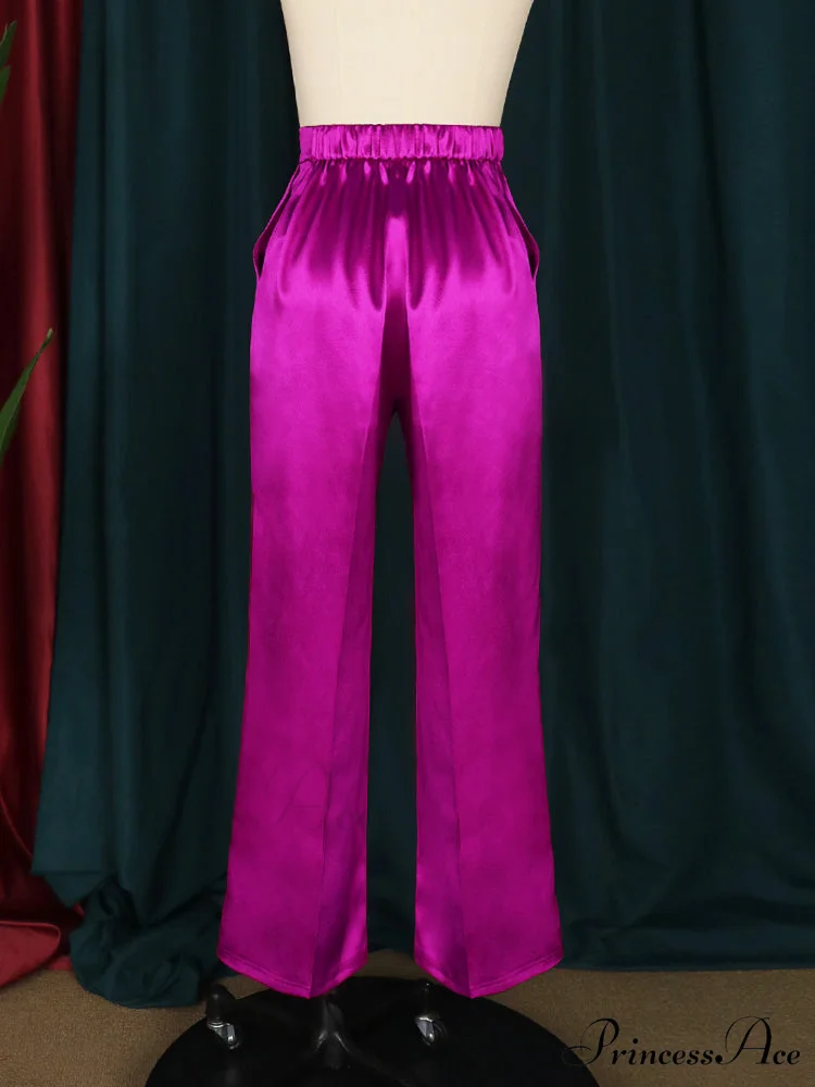High Waist Wide Leg Pants - Image 3