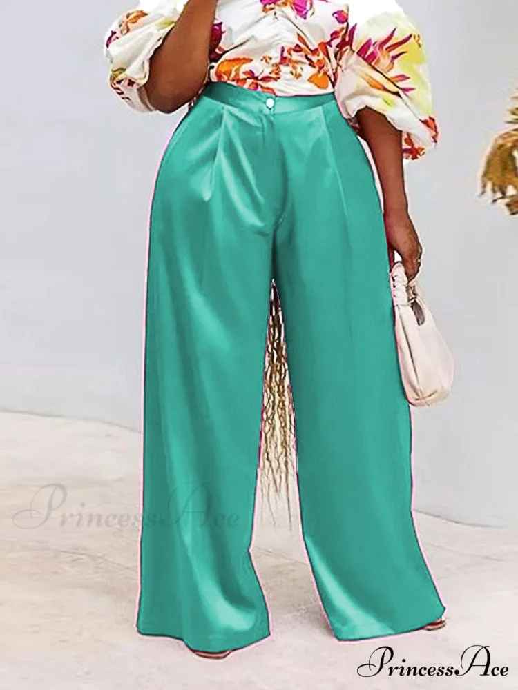 High Waist Wide Leg Pants - Image 6