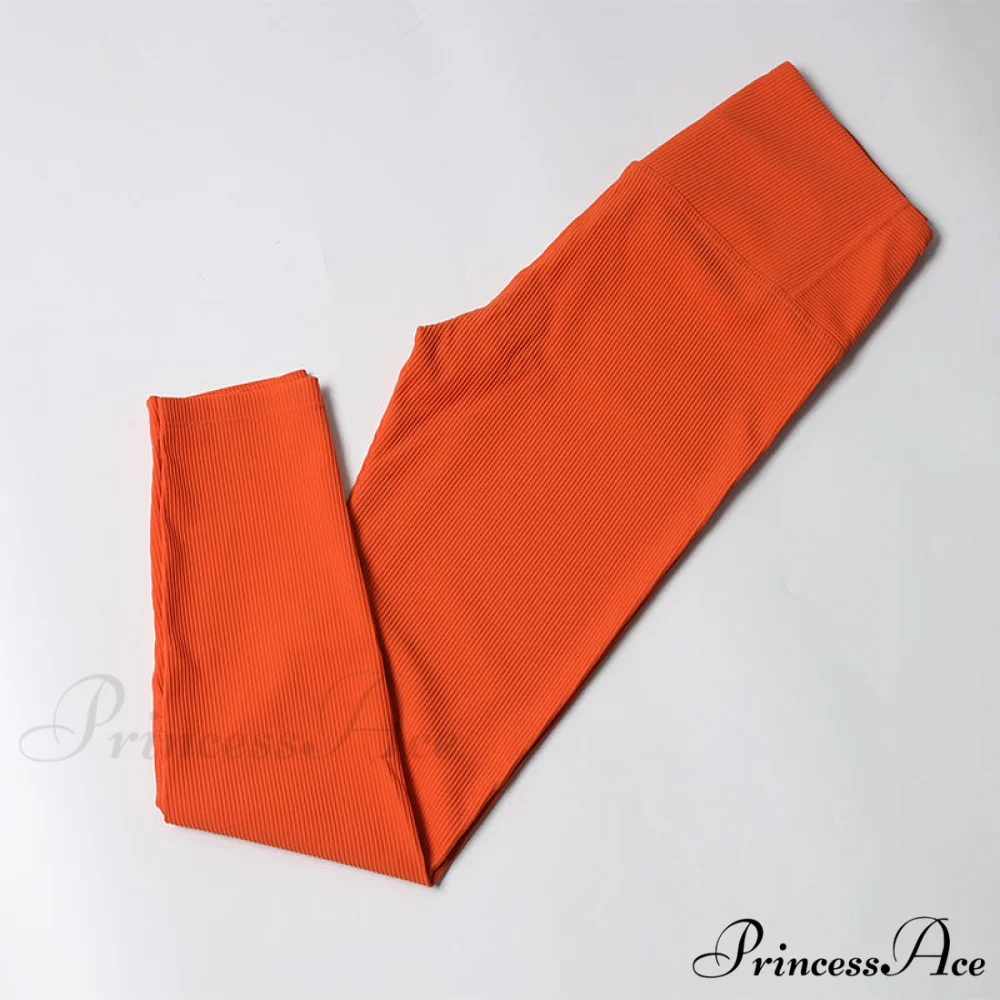 Ribbed Yoga Pants Seamless Sports Leggings - Image 12