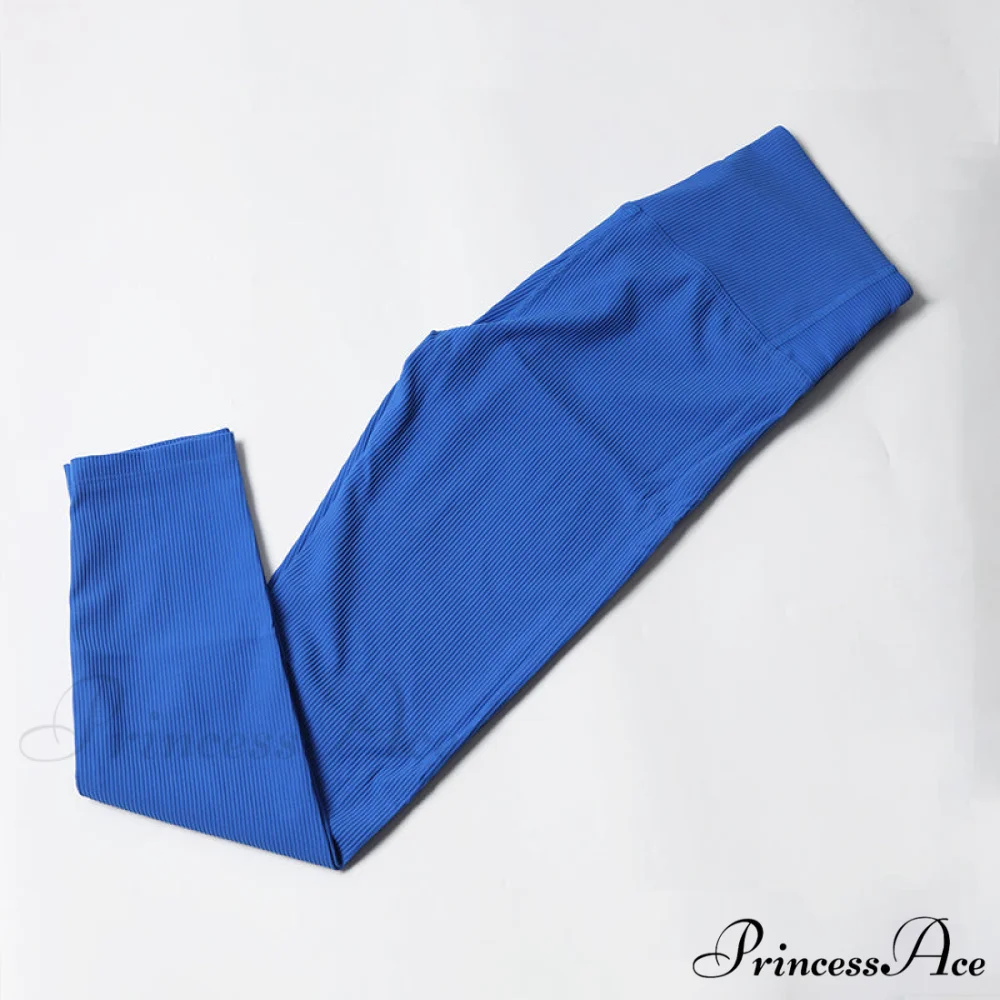Ribbed Yoga Pants Seamless Sports Leggings - Image 14