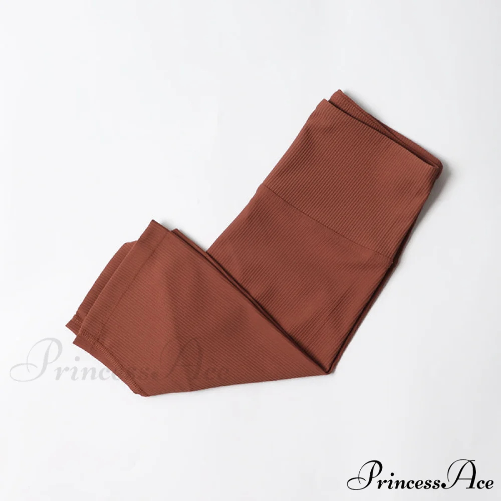 Ribbed Yoga Pants Seamless Sports Leggings - Image 17