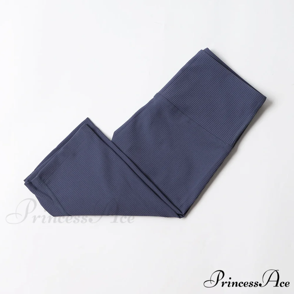 Ribbed Yoga Pants Seamless Sports Leggings - Image 18
