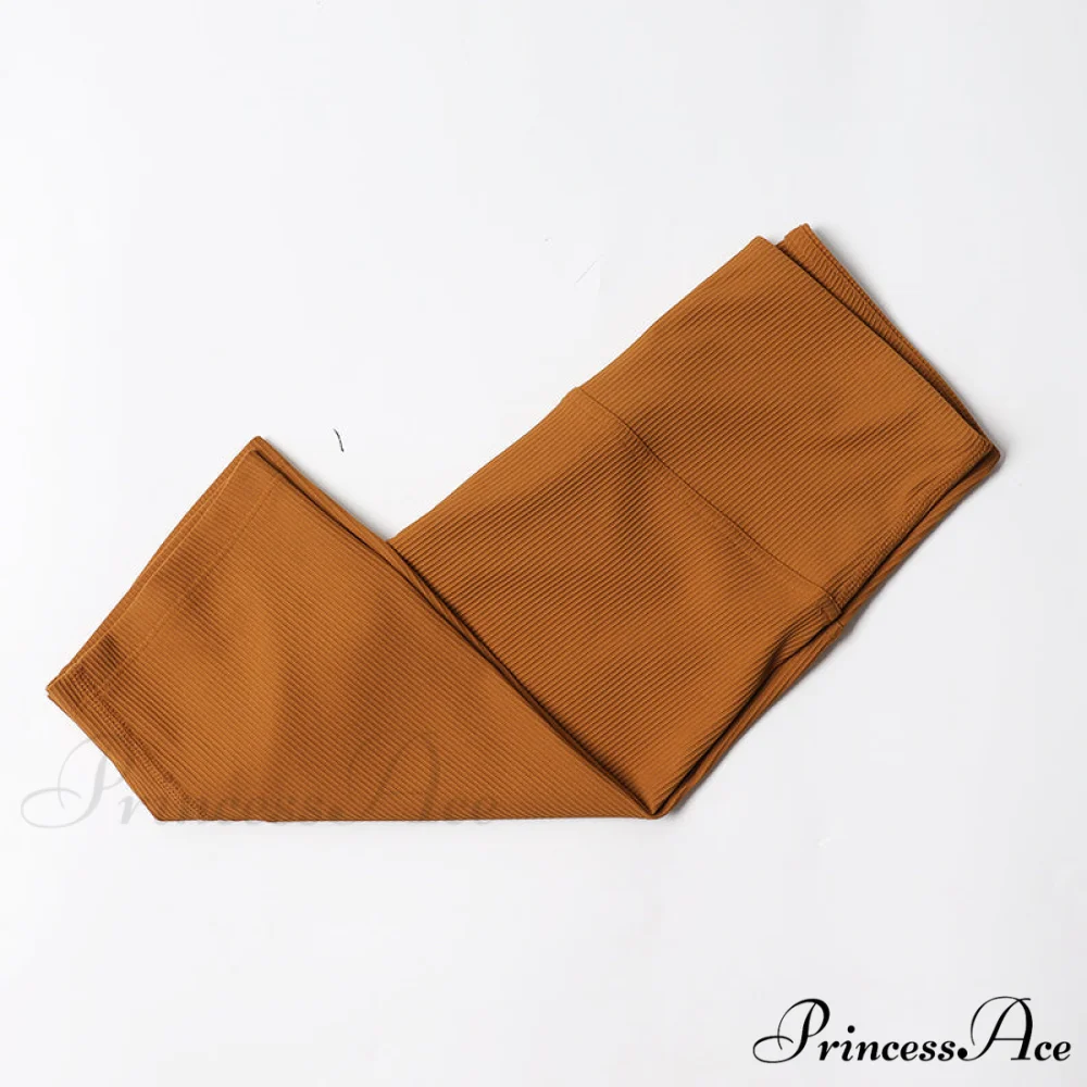 Ribbed Yoga Pants Seamless Sports Leggings - Image 23