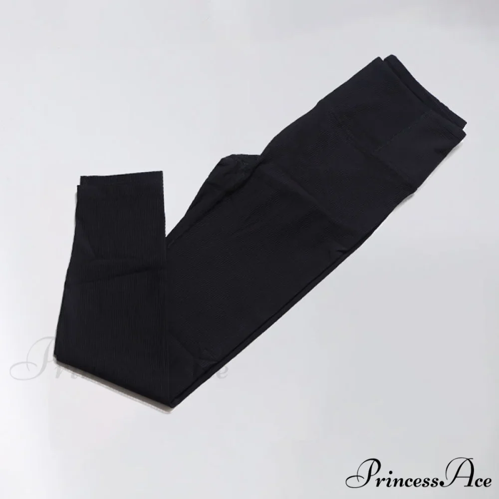 Ribbed Yoga Pants Seamless Sports Leggings - Image 8