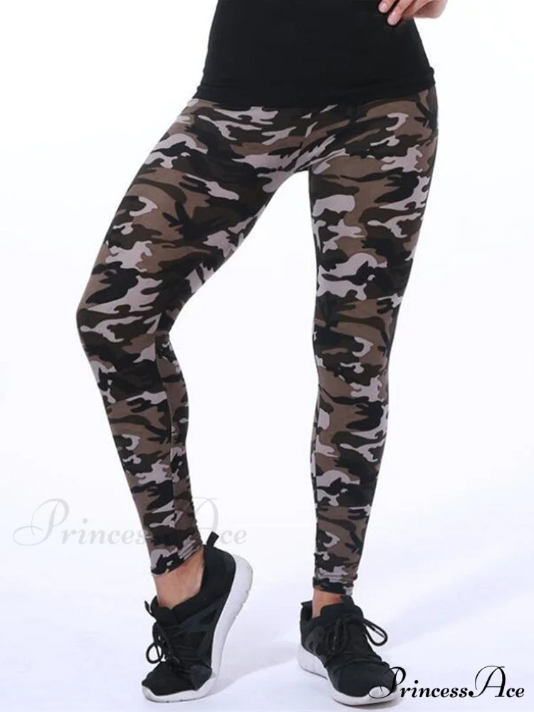 Camouflage Graffiti Style Slim Stretch Trouser - Image 10