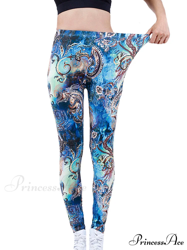 Camouflage Graffiti Style Slim Stretch Trouser - Image 19
