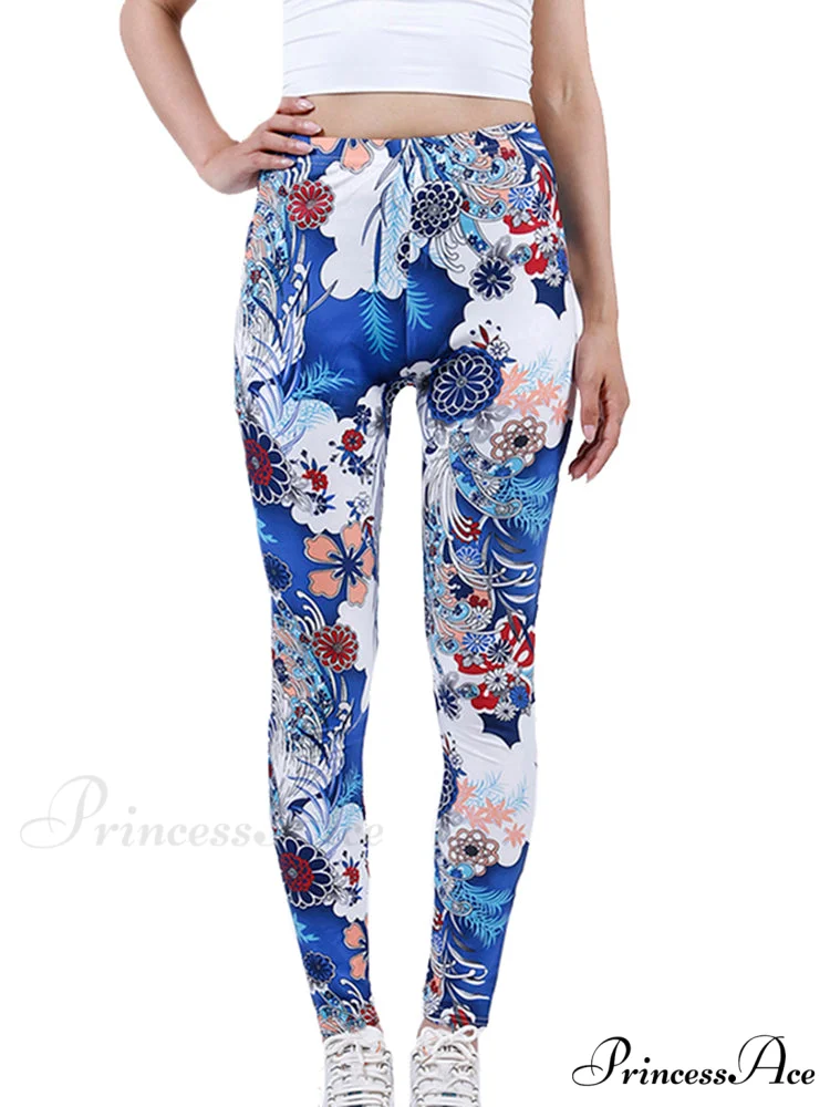 Camouflage Graffiti Style Slim Stretch Trouser - Image 21
