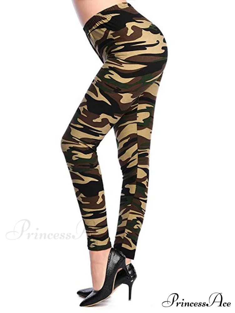 Camouflage Graffiti Style Slim Stretch Trouser - Image 9