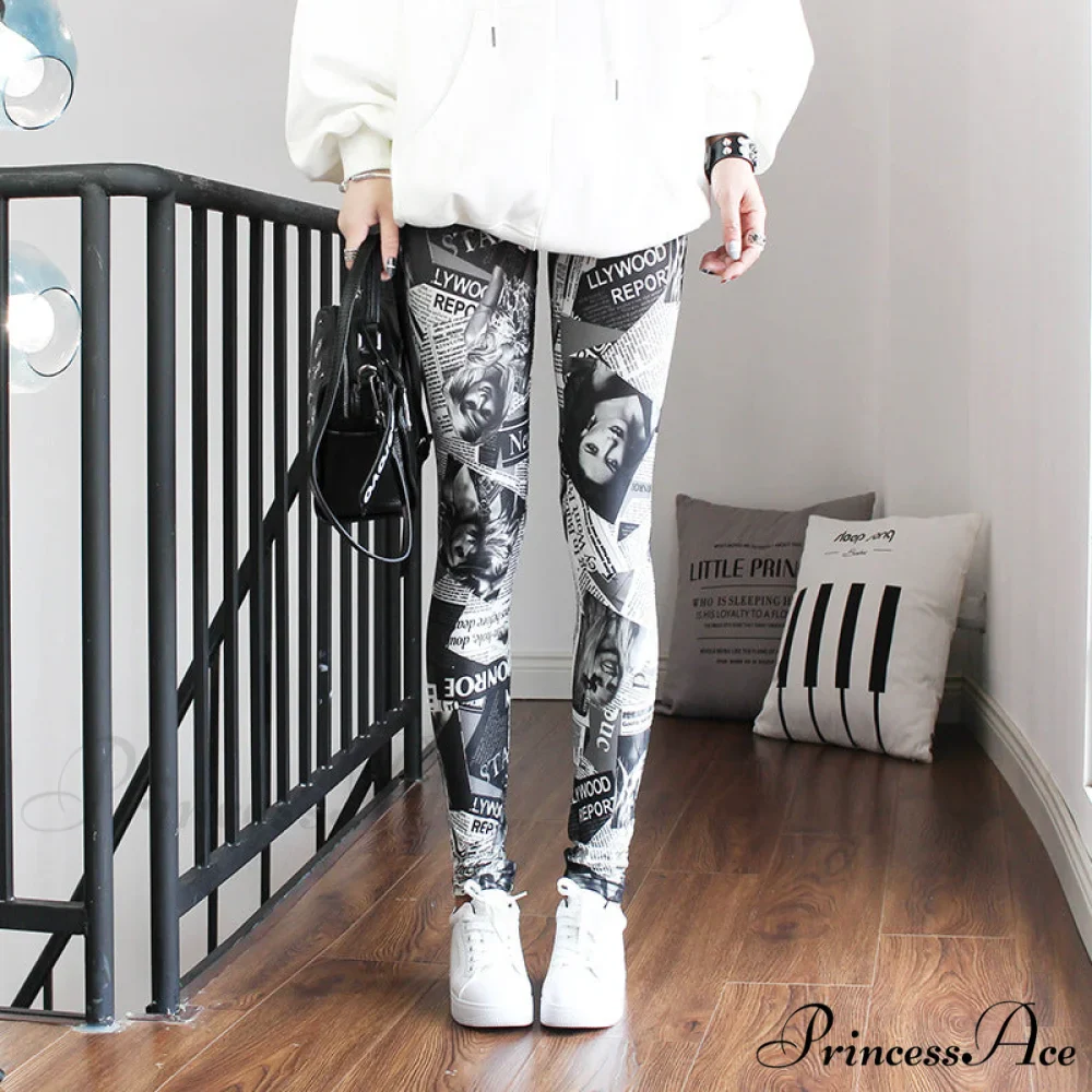 High Waist Leggings Pants - Image 3
