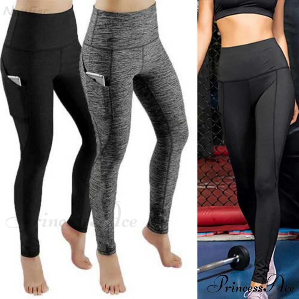 Pocket High Waist Push Up Sports leggings - Image 2