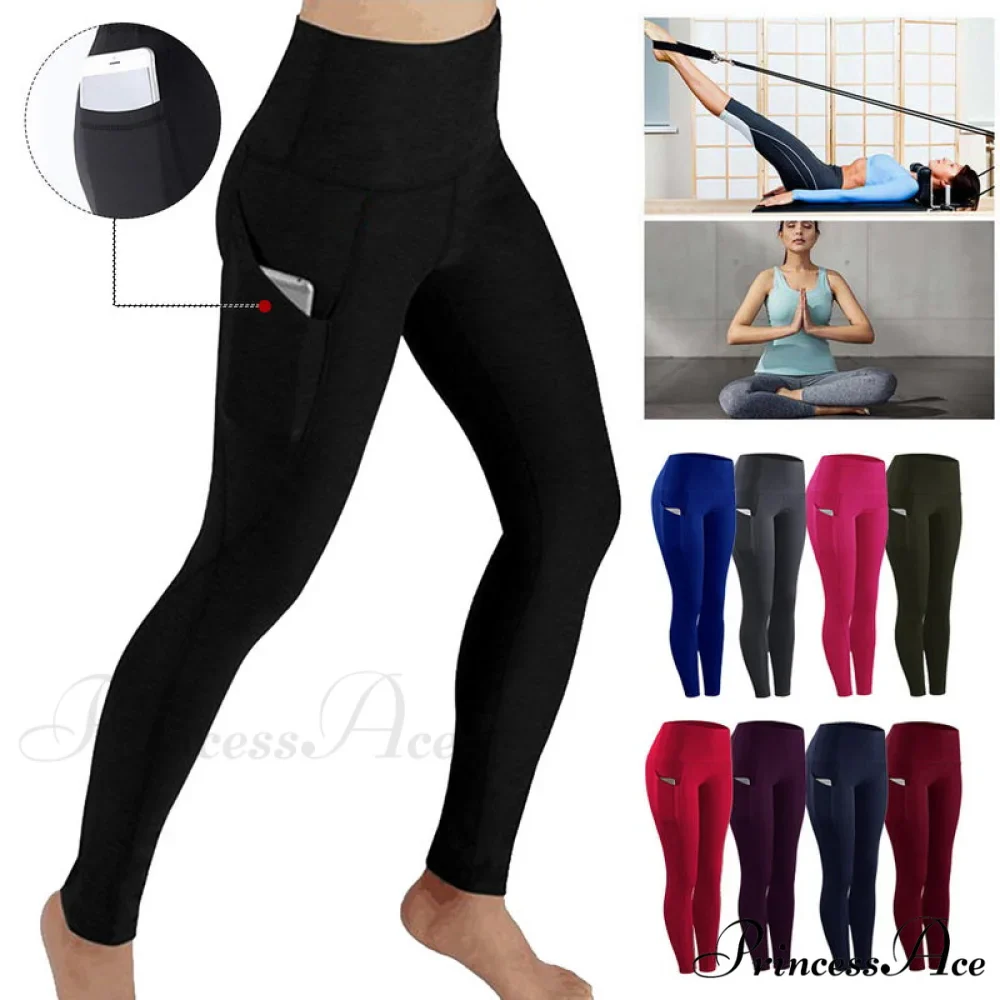Pocket High Waist Push Up Sports leggings - Image 3