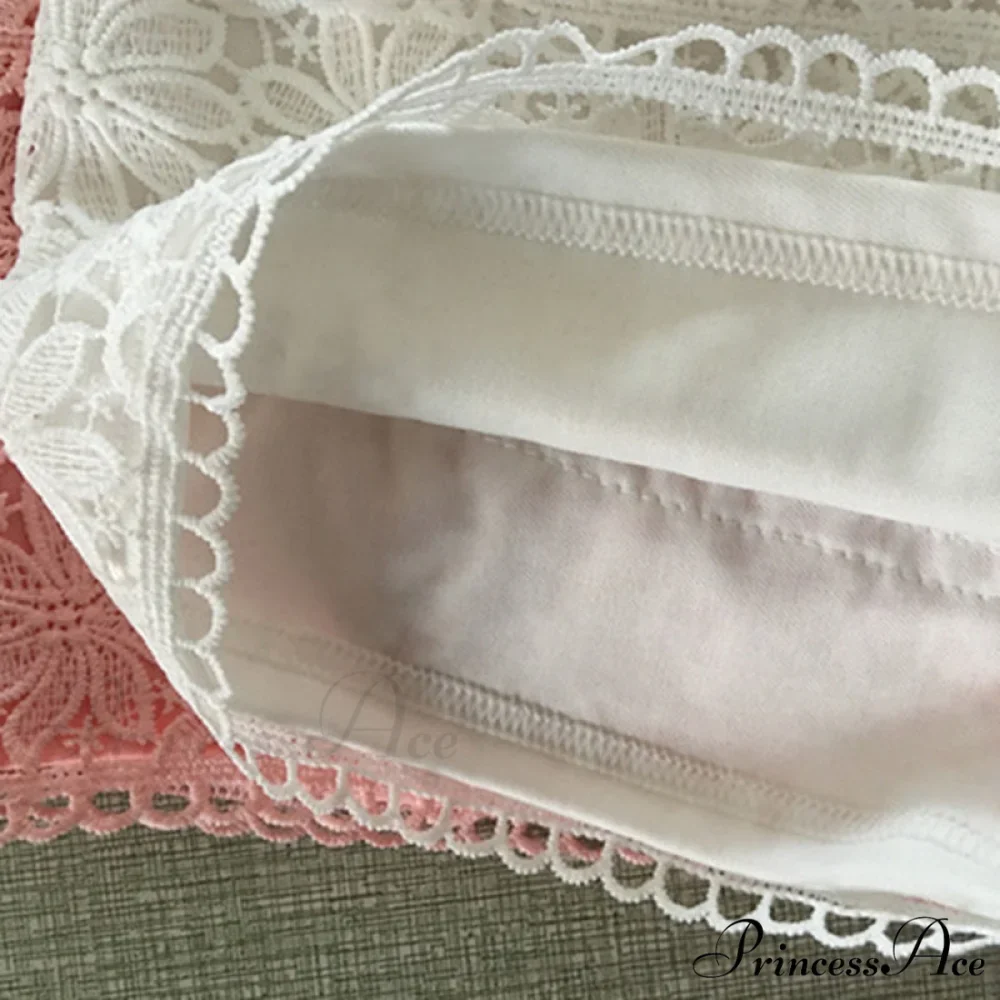 Elastic High Waist Lace Shorts - Image 6