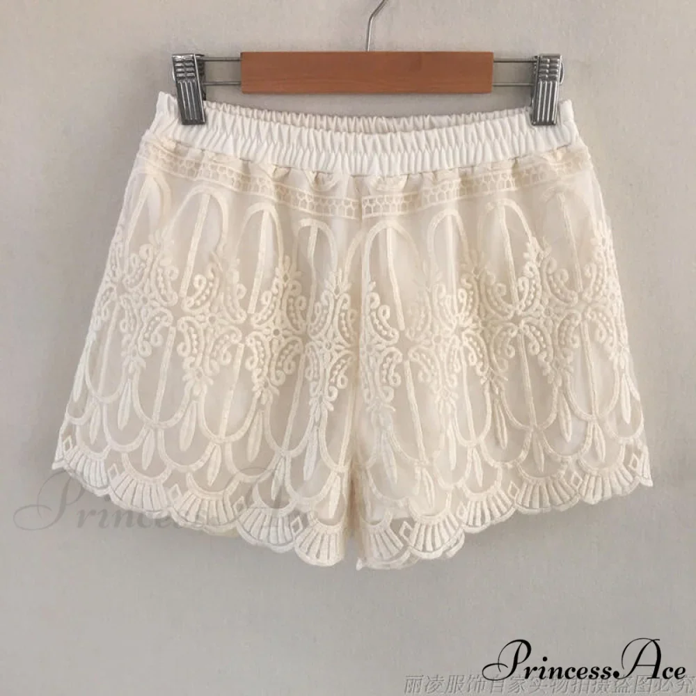 High Waist Sexy Lace Shorts - Image 5