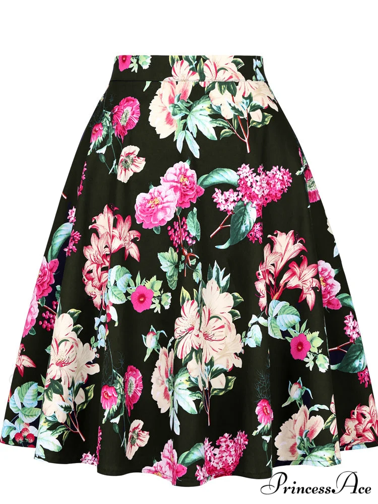 Runway Vintage Rockabilly Midi Skirt - Image 13