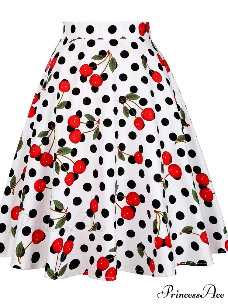 Runway Vintage Rockabilly Midi Skirt - Image 14