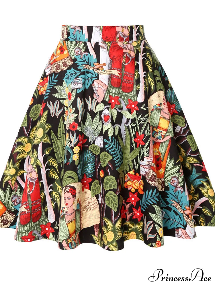 Runway Vintage Rockabilly Midi Skirt - Image 15