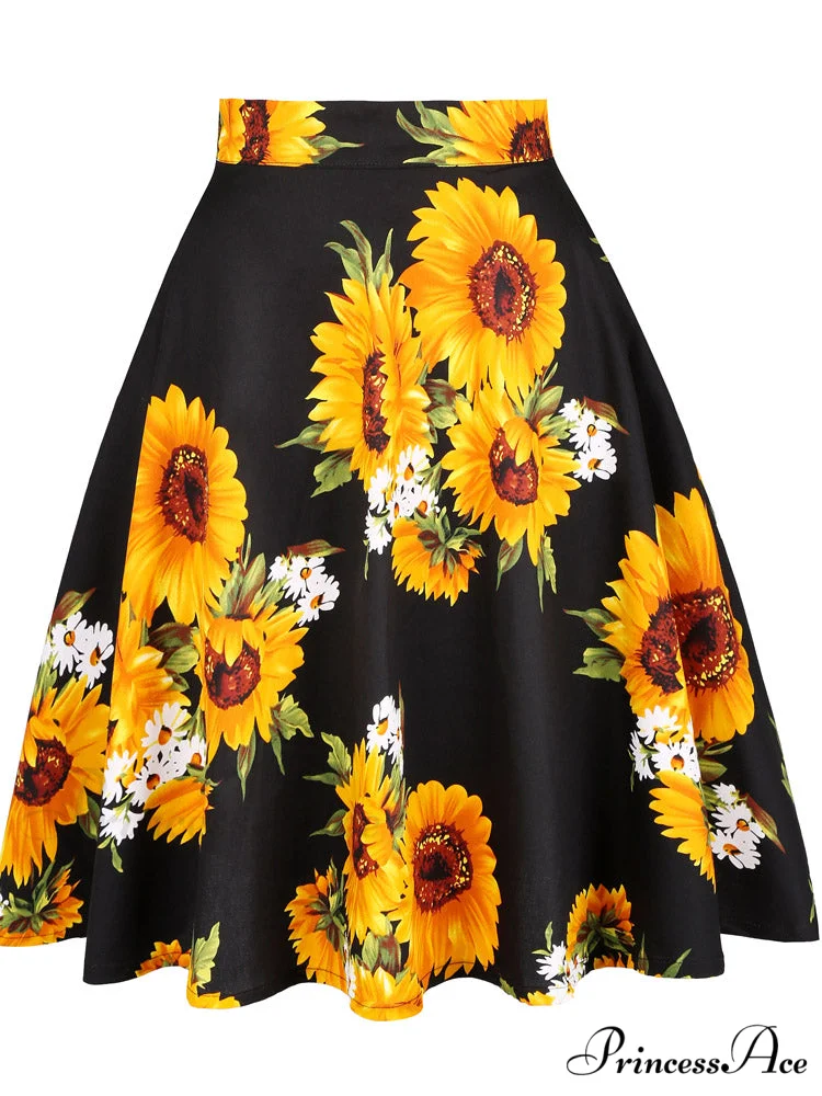 Runway Vintage Rockabilly Midi Skirt - Image 19