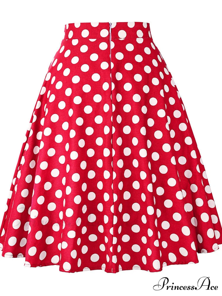 Runway Vintage Rockabilly Midi Skirt - Image 2