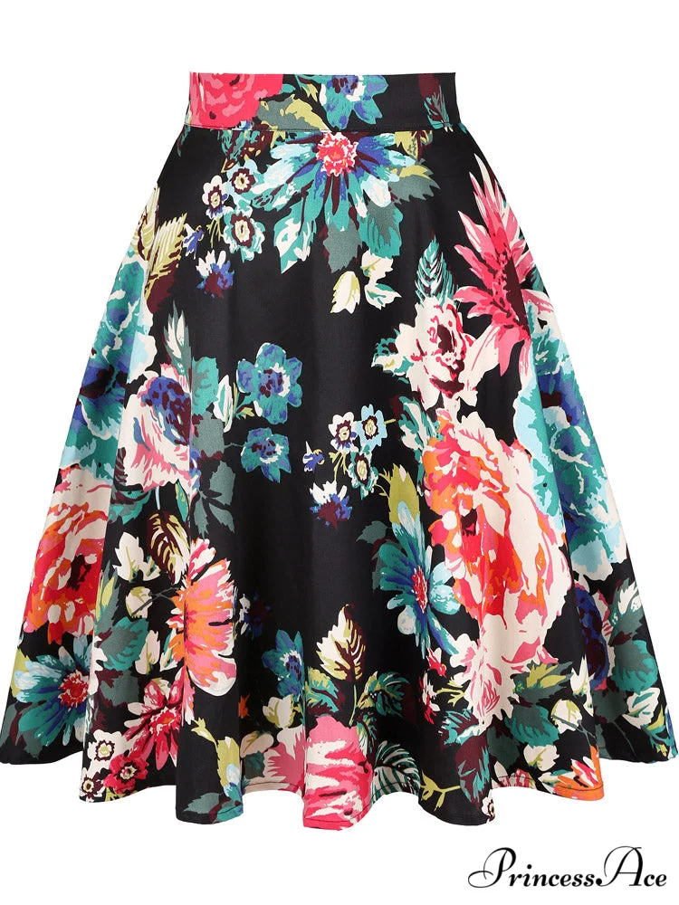 Runway Vintage Rockabilly Midi Skirt - Image 20
