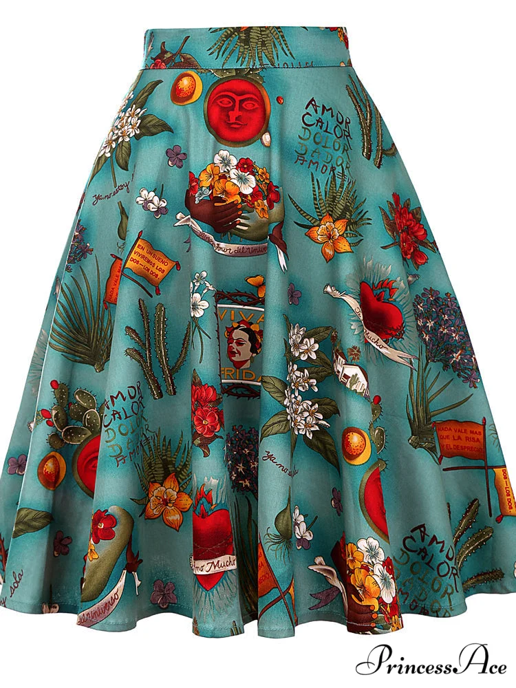 Runway Vintage Rockabilly Midi Skirt - Image 7