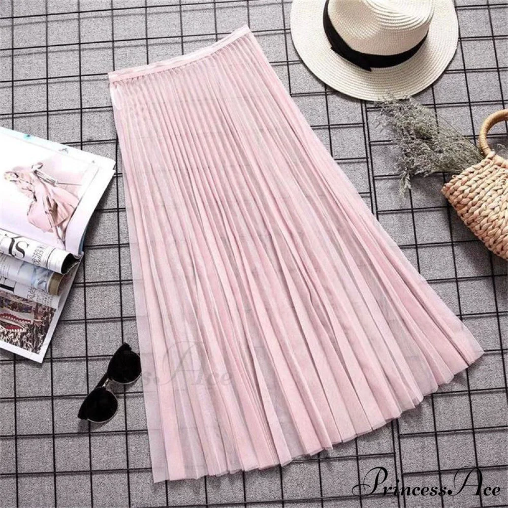 Sexy Mesh Lace Transparent Long Tulle Skirt - Image 6