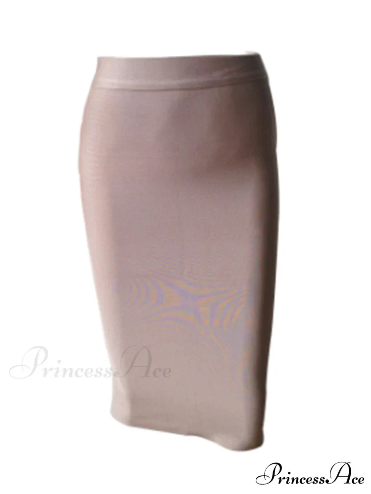 Solid Color Sexy Bodycon Party Bandage Skirt - Image 3