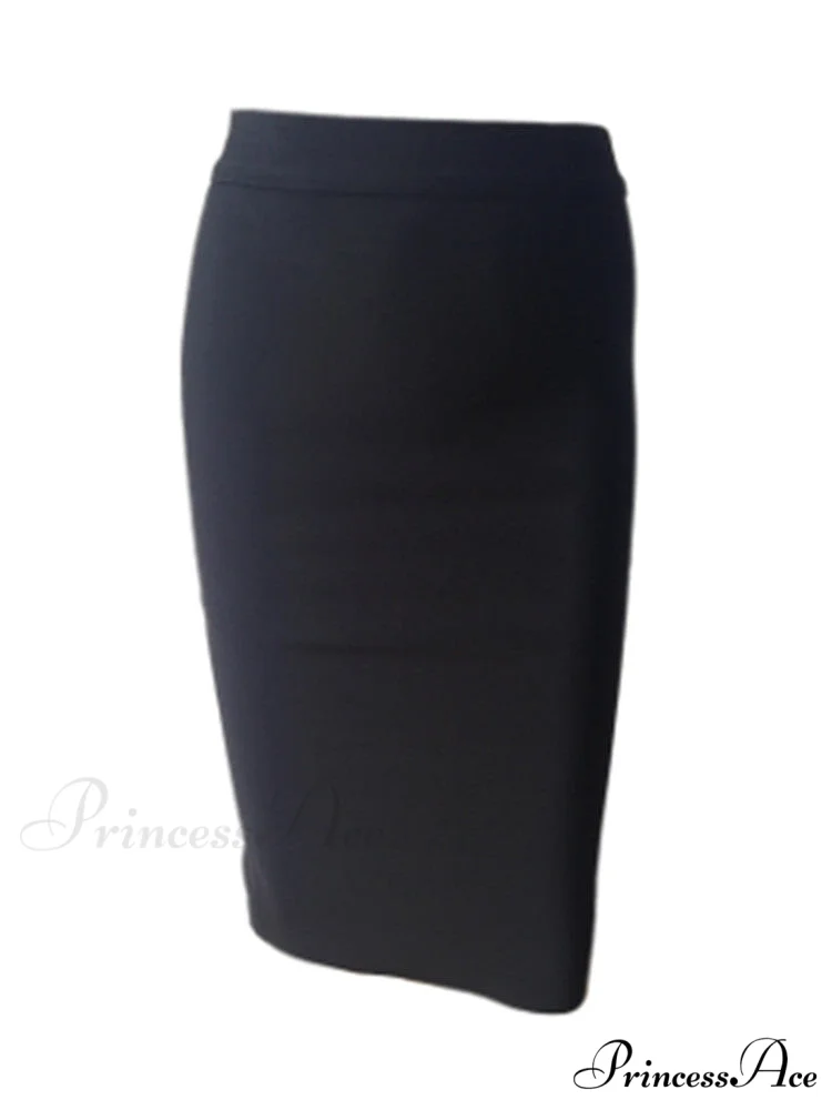 Solid Color Sexy Bodycon Party Bandage Skirt - Image 4