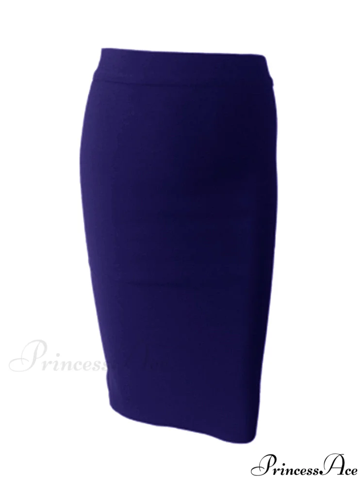 Solid Color Sexy Bodycon Party Bandage Skirt - Image 6