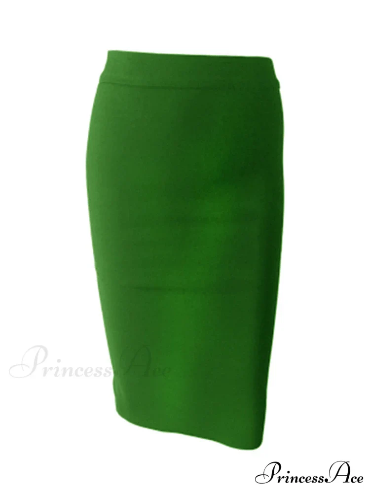 Solid Color Sexy Bodycon Party Bandage Skirt - Image 9