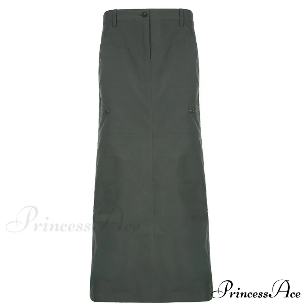Vintage Long Floral Maxi Skirt - Image 10