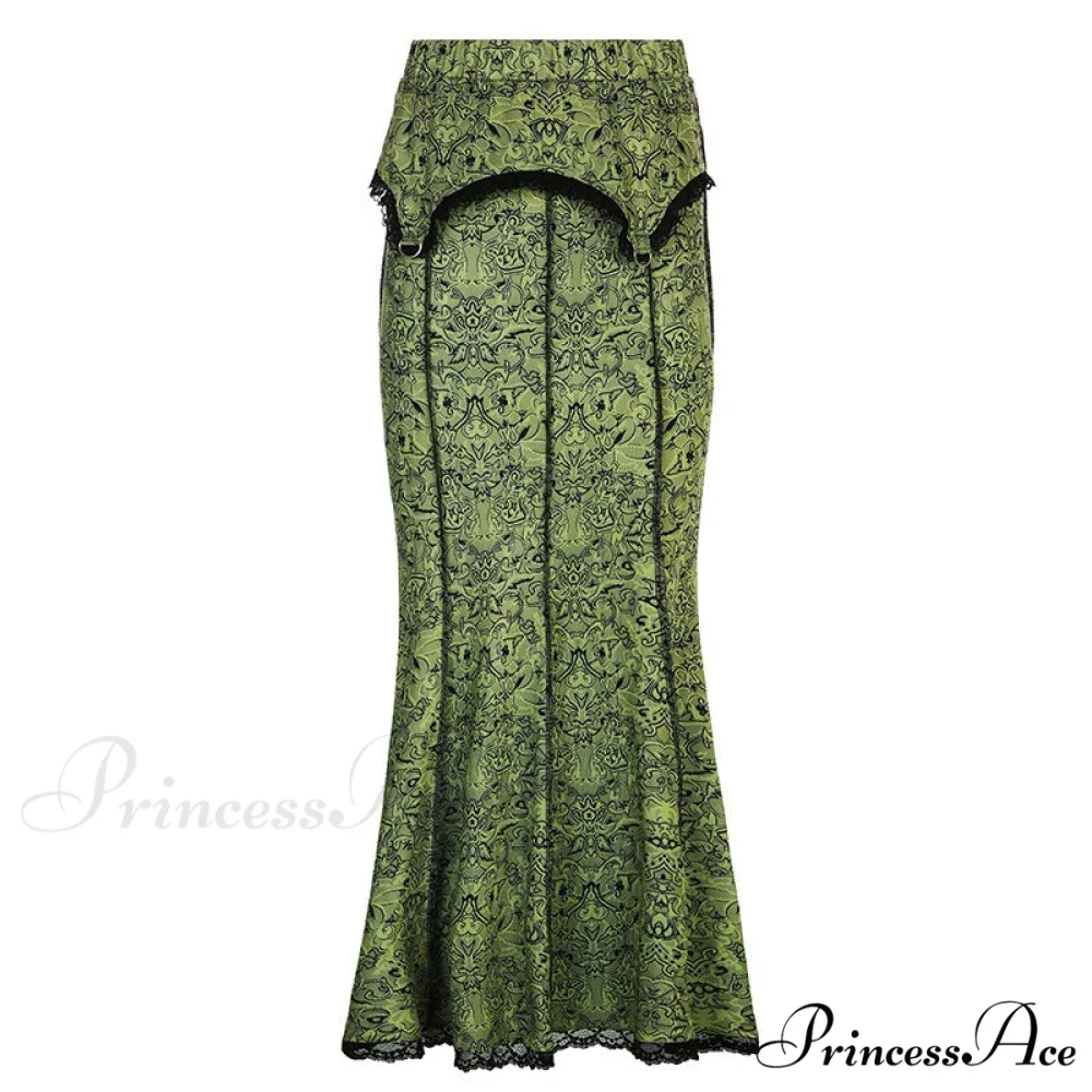 Vintage Long Floral Maxi Skirt - Image 12