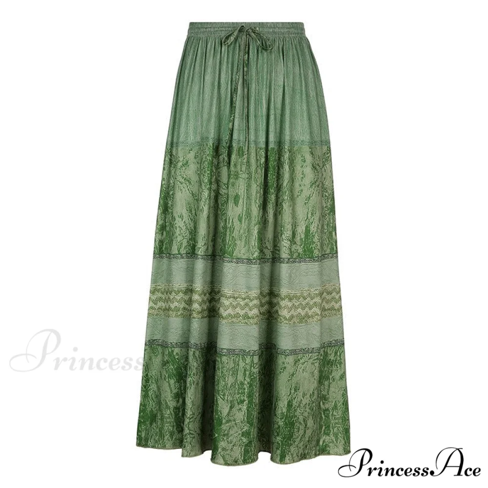Vintage Long Floral Maxi Skirt - Image 15