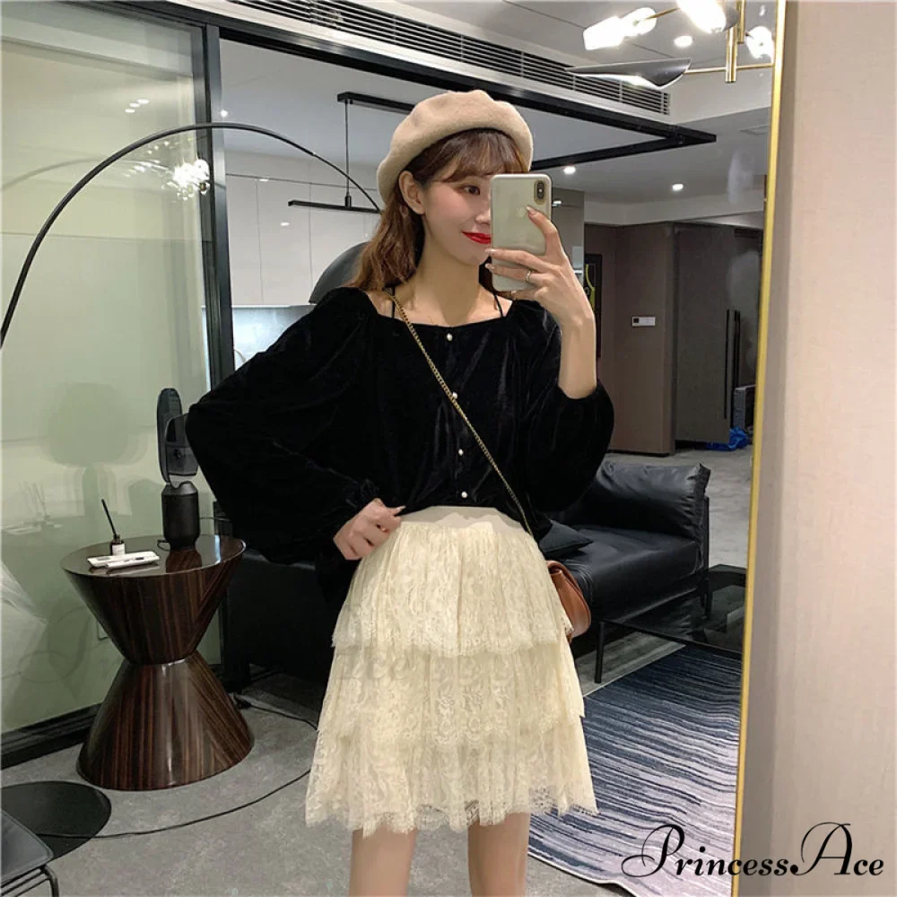 High Waist Elegant A Line Mini Skirts - Image 3