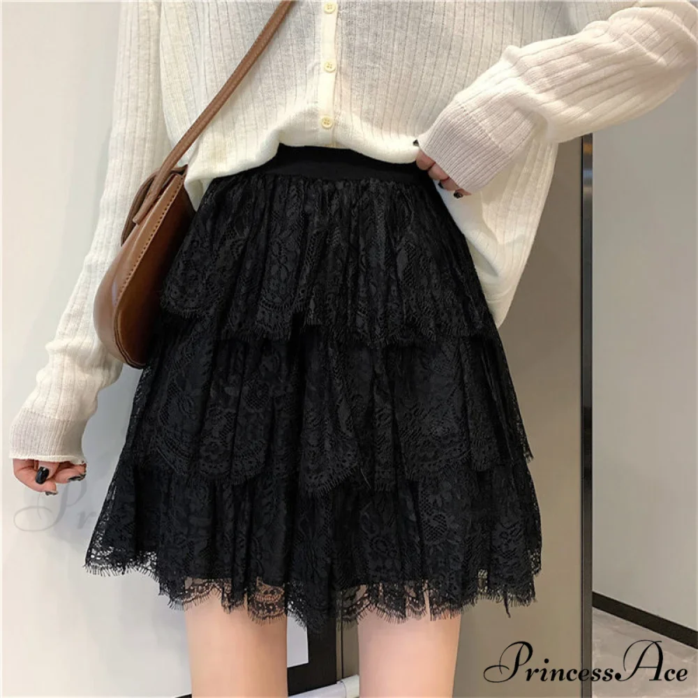 High Waist Elegant A Line Mini Skirts - Image 4
