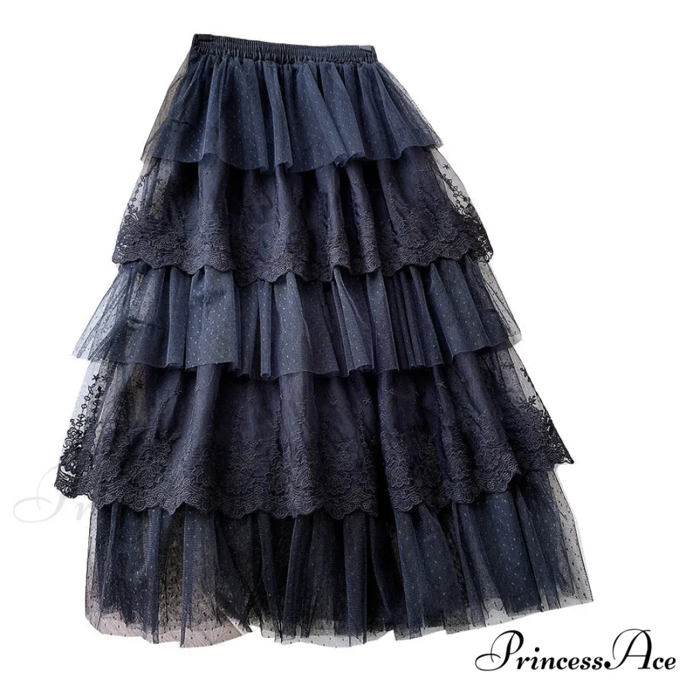Long Elegant Fashion Lace Skirts - Image 5